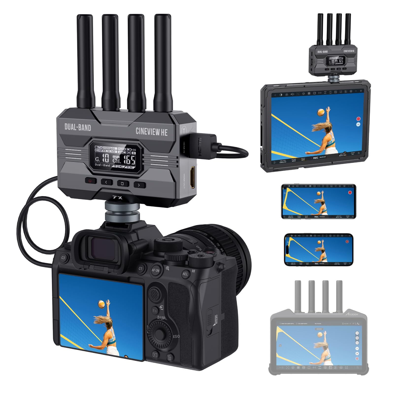 Amazon.com: Accsoon CineView SE Wireless SDI HDMI Video